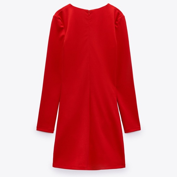 ZARA ruched mini dress- BNWT - Picture 6 of 7
